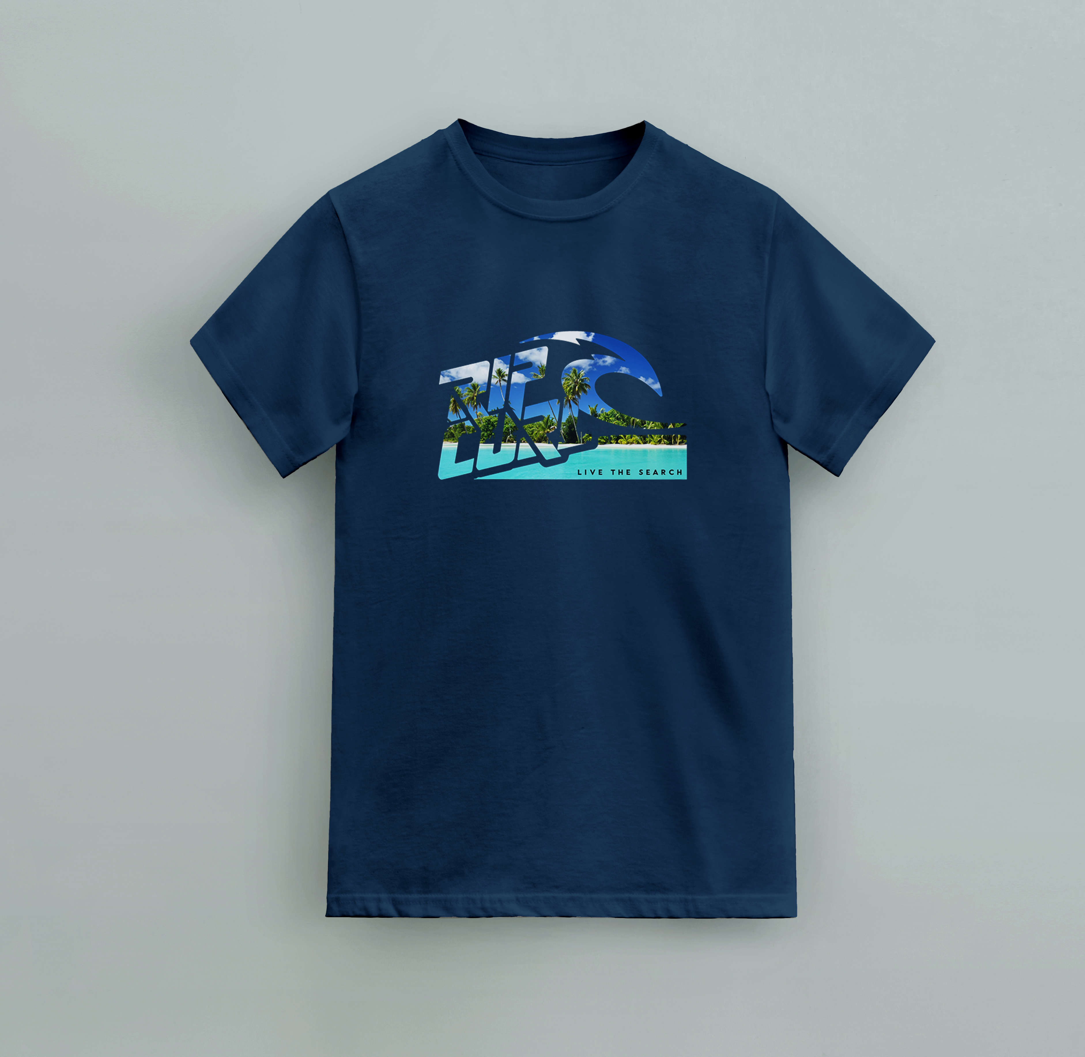 Live The Search Graphic Cotton T-Shirt