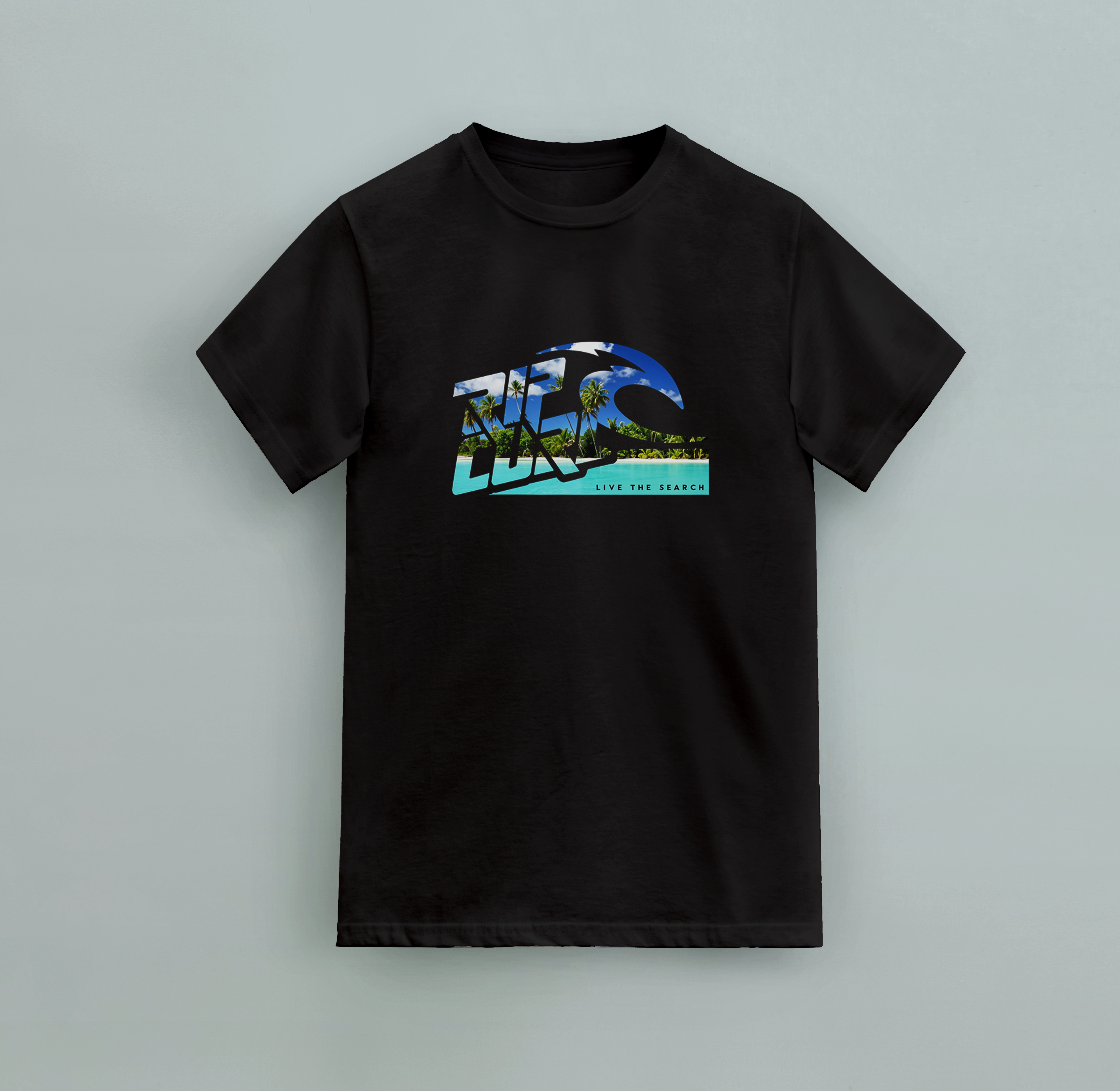 Live The Search Graphic Cotton T-Shirt