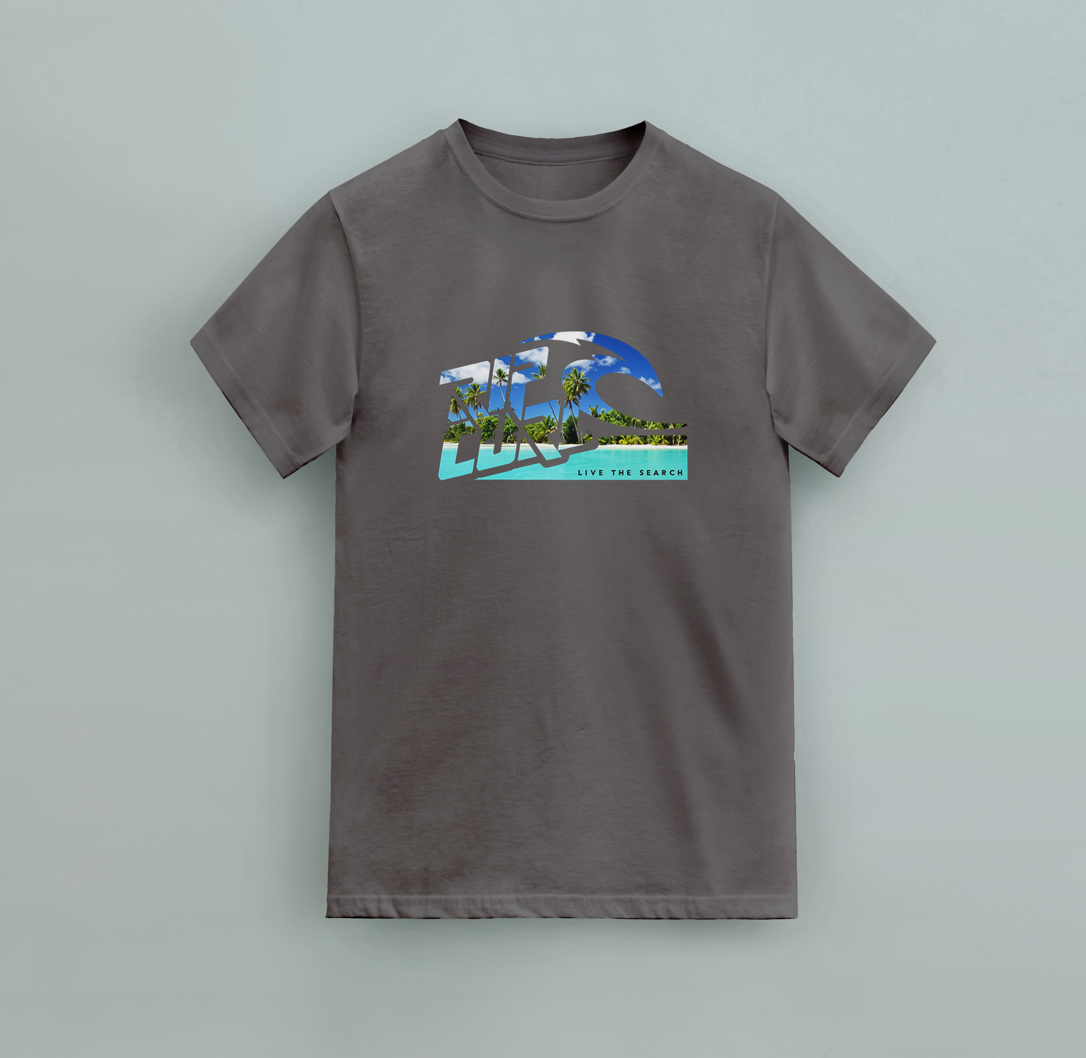 Live The Search Graphic Cotton T-Shirt