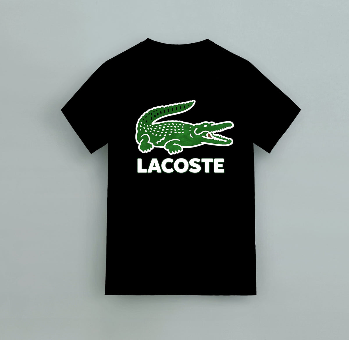 Lacoste Big Logo Men's T-Shirt – Black