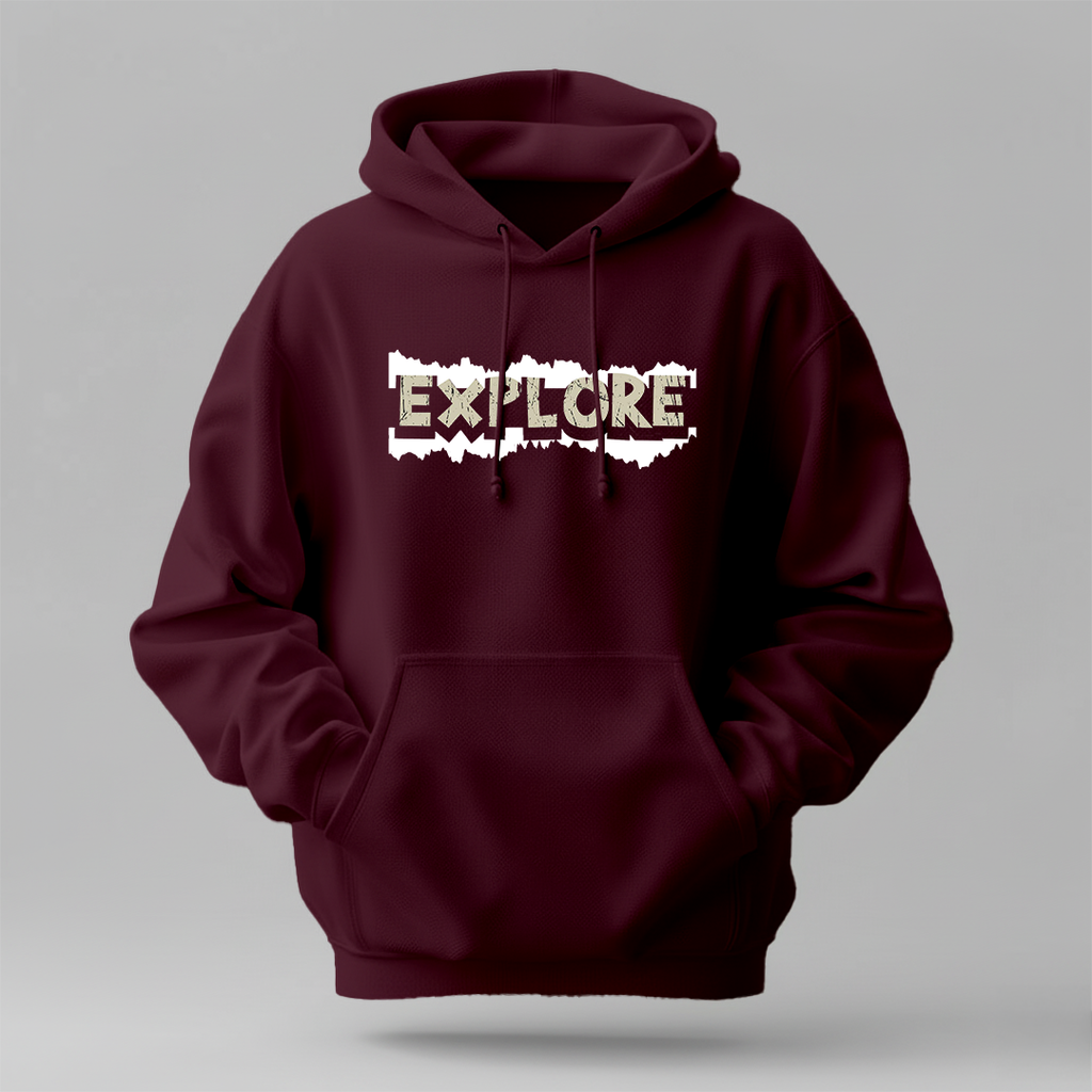 EXPLORE - Winter Regular Fit Hoodie