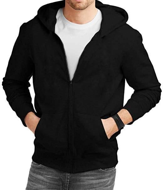 Milton Hoodie with Zipper 100% Cotton.