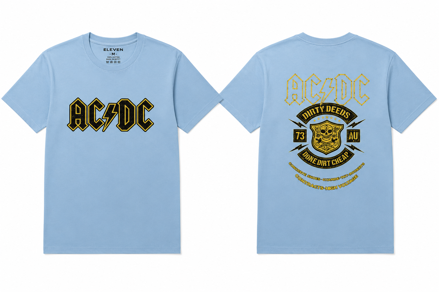 AC/DC Rock T-Shirt – 100% Cotton | 4 Colors