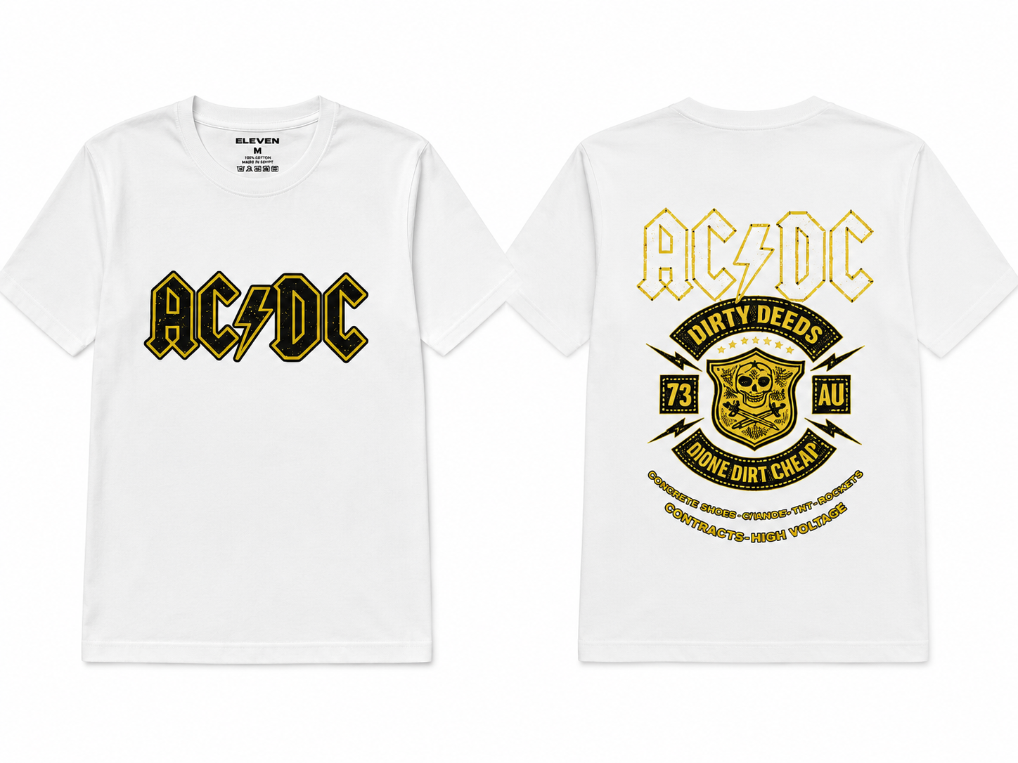 AC/DC Rock T-Shirt – 100% Cotton | 4 Colors
