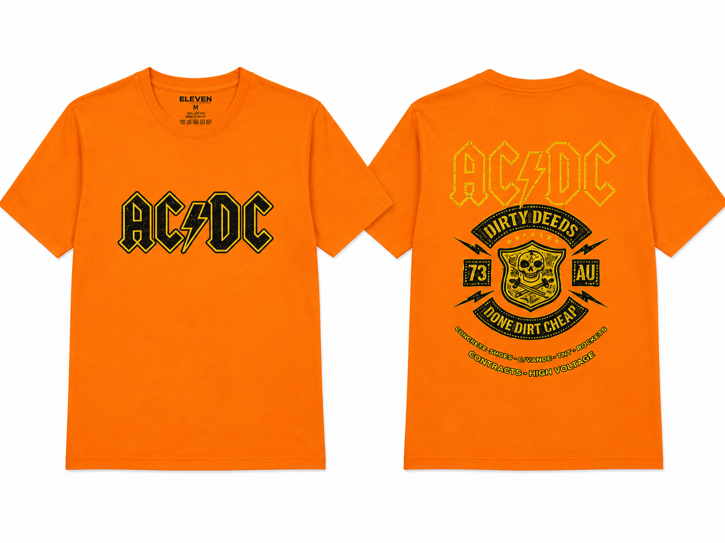 AC/DC Rock T-Shirt – 100% Cotton | 4 Colors