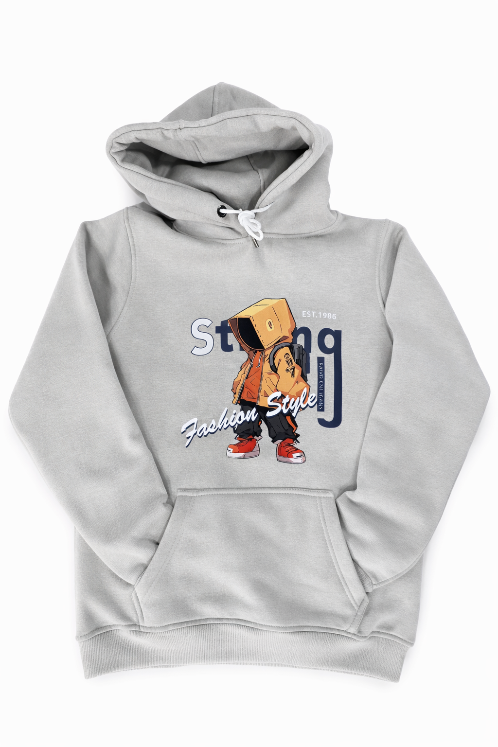 100% cutton kids hoodie (ٍ Selver 2)