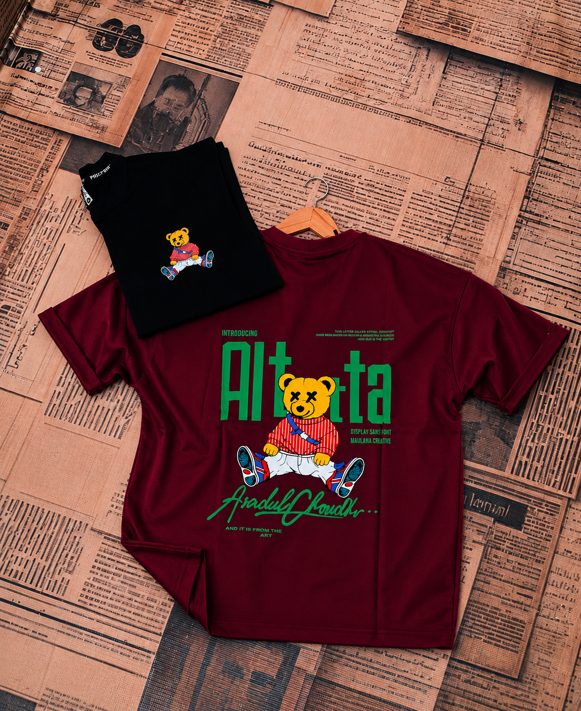 Panda Alta (oversize) T-shirt – 100% Cotton