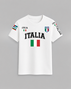Italia Flag T-Shirt (Oversize) – 100% Cotton