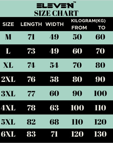 Size Chart A