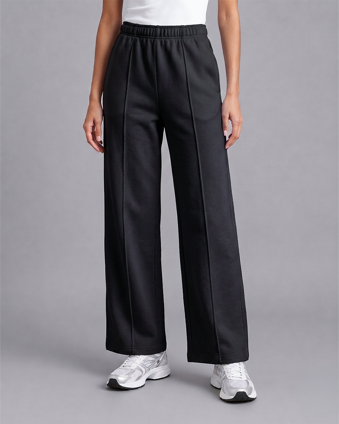 Women's Wide Leg Pants - Black