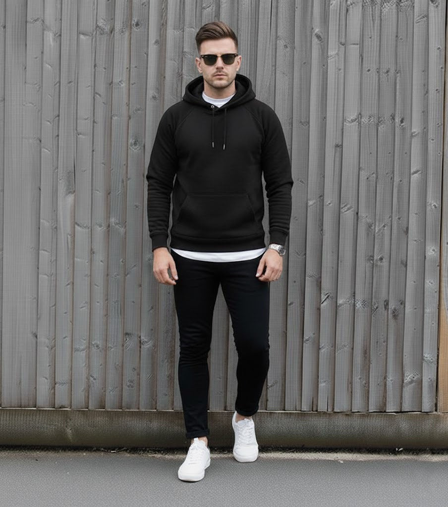 Black Stylish - Winter Regular Fit Hoodie