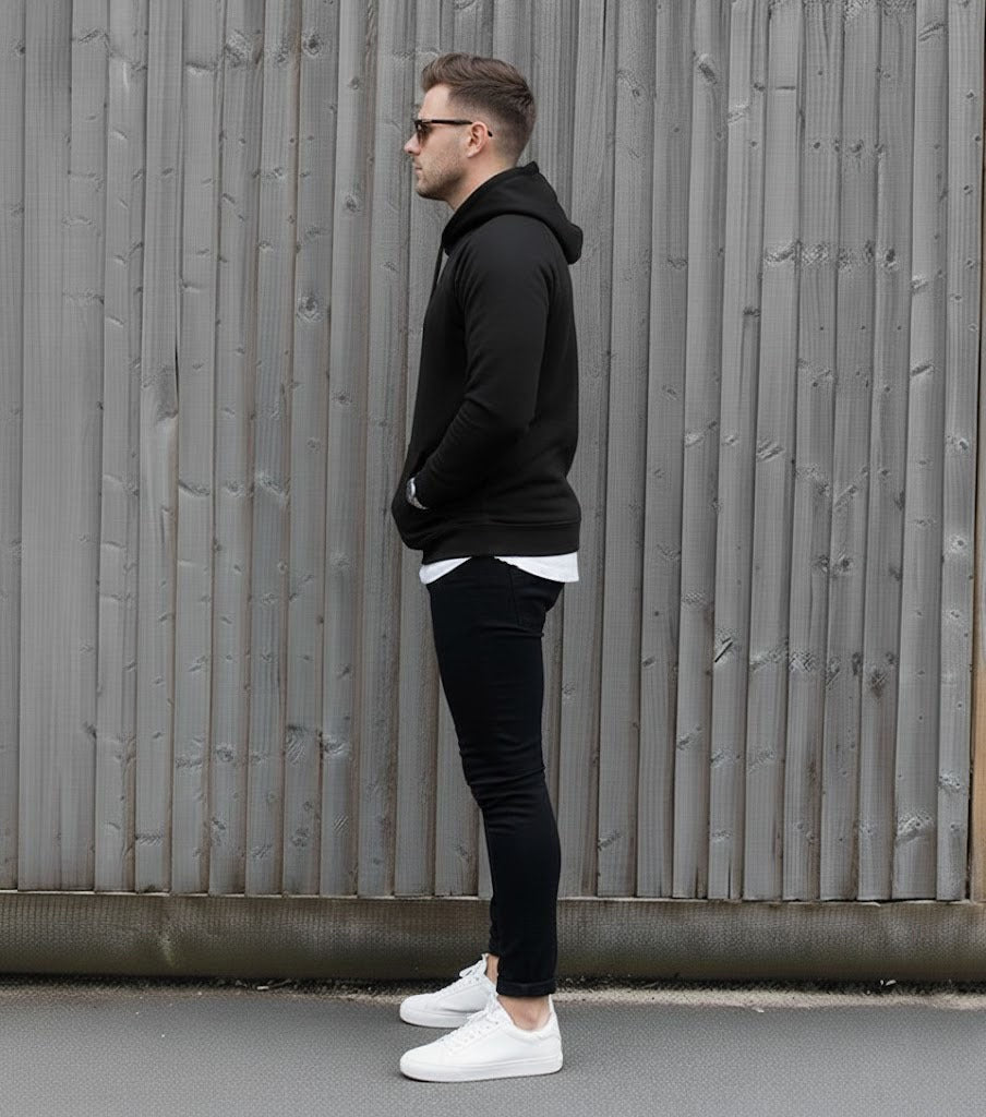 Black Stylish - Winter Regular Fit Hoodie