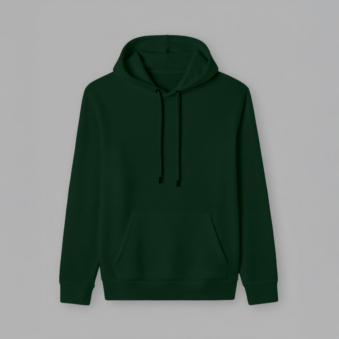Dark Green Stylish - Winter Regular Fit Hoodie